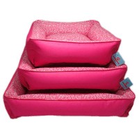 31573 - Cama para Cachorro Super Confortável Quadrada Nylon c/ Ziper 50x50cm - M