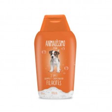 32242 - Shampoo e Condicionador Animalissimo Pet Care Filhotes 2x1 - 500ml