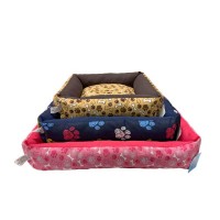 33160 - Jogo Caminha Pet Cama Quadrada Gorgote C/ Ziper Especial Animalissimo - 03 Unidades