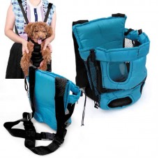 33252 - Bolsa Canguru Mochila Transporte Pet Cães e Gatos Tam P - Azul