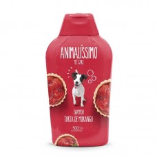 33335 - Shampoo Animalissimo Pet Care para Cães Torta de Morango - 500ml