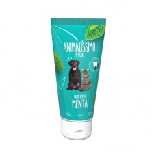 33450 - CREME DENTAL MENTA 60G ANIMALISSIMO