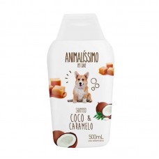 33811 - Shampoo Animalissimo Pet Care para Cães Coco e Caramelo - 500ml