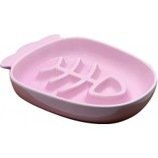 35043 - COMEDOURO LENTO CERAMICA PEIXINHO 18X12C