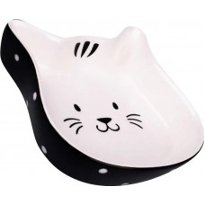 35070 - COMEDOURO CERAMICA CARA DE GATO