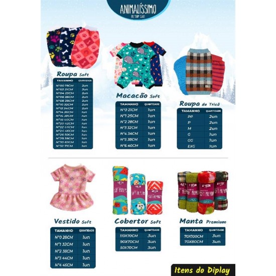 KIT INVERNO C/60 PCS + DISPLAY  