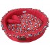 Cama para Cachorro Super Confortável Redonda c/ Babado 58cm - G