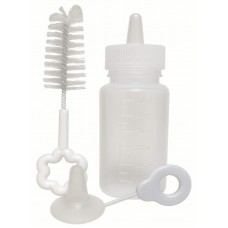 34283 - Kit Mamadeira P/ Filhotes + Limpador e Bico Reserva Animalissimo - 60ml