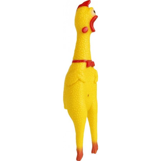 Frango Sonoro Brinquedo Pet Mordedor C/ Apito 30cm Animalissimo - Tam M 