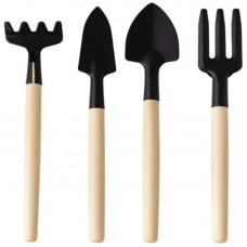35187 - KIT JARDINAGEM CABO MADEIRA 4 PCS 