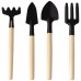 KIT JARDINAGEM CABO MADEIRA 4 PCS 