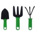 KIT JARDINAGEM CABO PLASTICO 3 PCS 