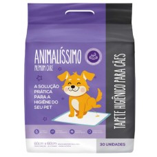 35217 - TAPETE HIG 60X60CM C/100UN ANIMALISSIMO