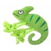 BRINQ PELUCIA CAMALEAO C/CORDA 35CM