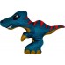 BRINQ PELUCIA T REX AZUL ANIMALISSIMO