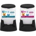 KIT COMEDOURO+BEBEDOURO PRATIC 3L PRETO