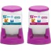 KIT COMEDOURO+BEBEDOURO PRATIC 3L ROSA