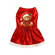 34739 - VESTIDO CETIM MAMAE NOEL GG ANIMALISSIMO