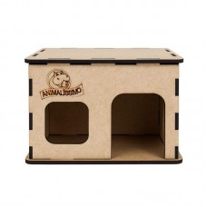 33643 - Casa P/ Hamsters e Outros Roedores Animalissimo 15x10x10cm