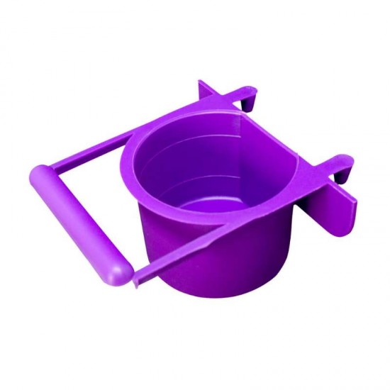 Caneca Plastica para Papagaio C/ Aba e Gancho Animalissimo