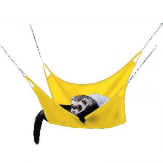 Rede de Descanso C/ Correntes + Pele P/ Ferrets E Outros Roedores Animalissimo