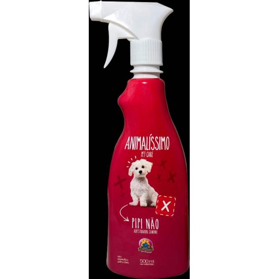 Educador Sanitário Adestrador para Cães Pipi Não Spray Animalissimo 500ml