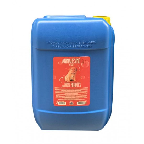 Shampoo e Condicionador Animalissimo Pet Care Filhotes 2x1 - 20L