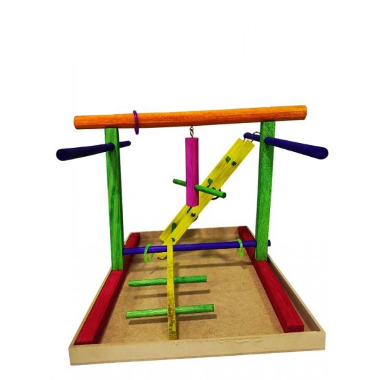 Brinquedo P/ Passaros Playground Parquinho 1 Animalissimo 