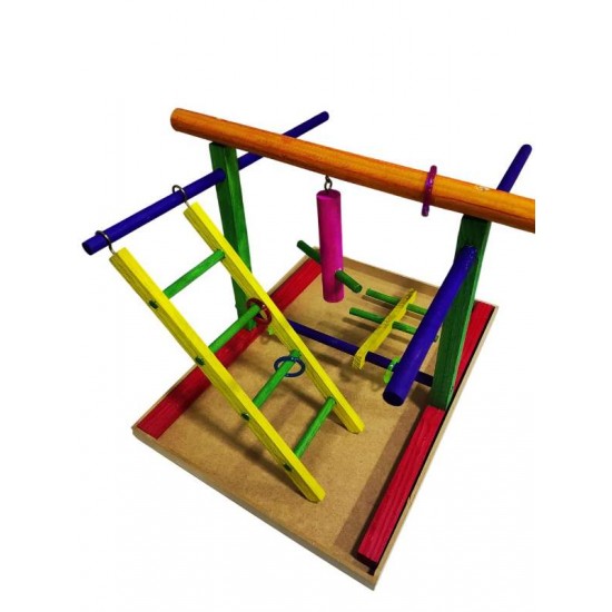 Brinquedo P/ Passaros Playground Parquinho 1 Animalissimo 