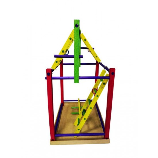 Brinquedo P/ Passaros Playground Parquinho 3 Animalissimo 