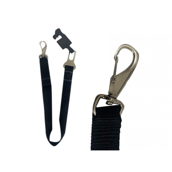 Cinto de Segurança Pet Coleira Universal Nylon - Tam G