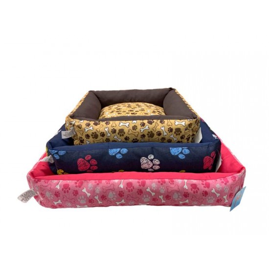 Jogo Caminha Pet Cama Quadrada Gorgote C/ Ziper Especial Animalissimo - 03 Unidades
