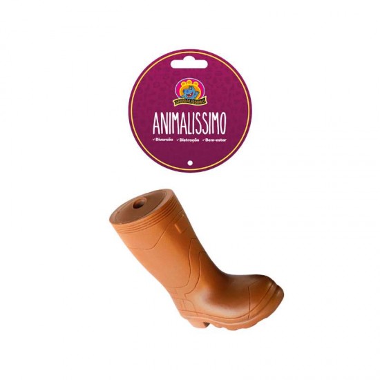 Brinquedo para Cães Bota Vinil Animalissimo