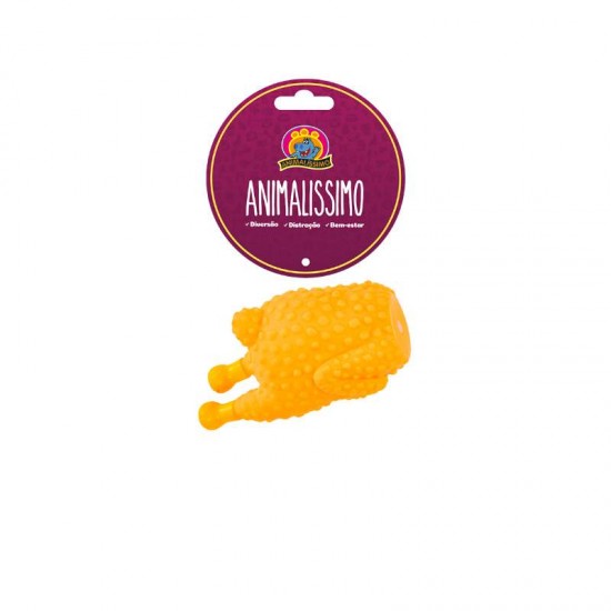 Brinquedo para Cães Frango Assado Vinil Animalissimo