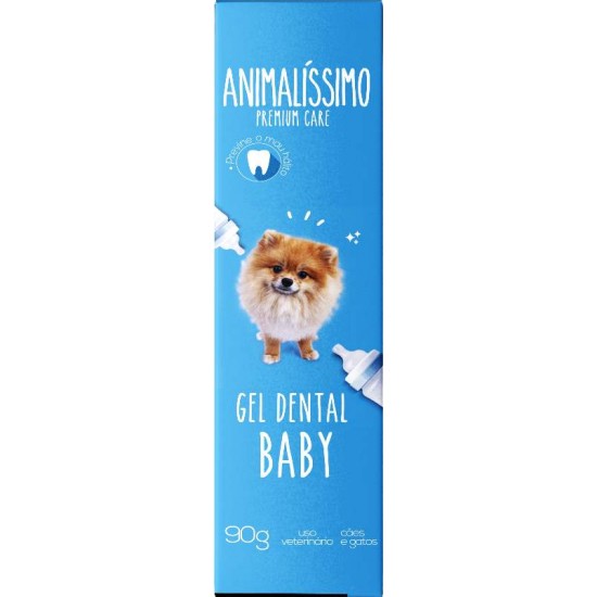 Gel Dental Creme Higienizador P/ Cães Baby Animalissimo - 90g