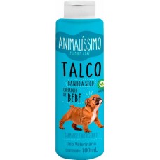 33908 - Talco Banho a Seco para Cães Animalissimo Cheirinho de Bebe - 100g