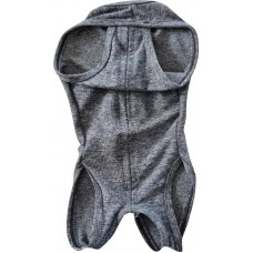 33959 - Roupa Pós Cirurgica Abdominal Premium Animalissimo Cinza - Nº 00