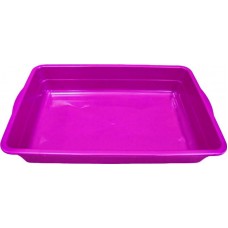 34164 - Bandeja Sanitária Higiênica para Gatos Essential Rosa Animalissimo