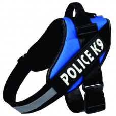 34259 - PEITORAL POLICE K9 TAM G AZUL 90X15CM