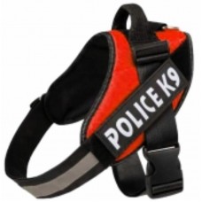 34276 - PEITORAL POLICE K9 TAM M VERMELH 72X15CM