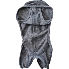 34568 - Roupa Pós Cirurgica Abdominal Premium Animalissimo Cinza - Nº 05